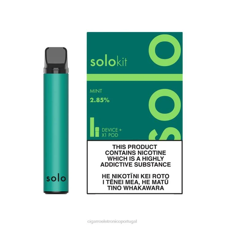 Cigarro Eletrónico Preço Portugal – Solo conjunto de cápsulas hortelã X8RN846