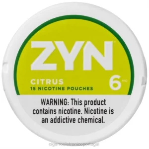 cigarro eletrônico RB6417 citrino ZYN bolsa de nicotina 6mg