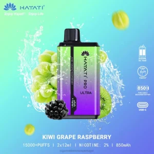 cigarro eletrônico RB64207 kiwi uva framboesa Hayati Pro Ultra