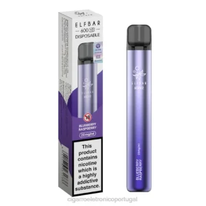 cigarro eletrônico RB64277 framboesa mirtilo ELFBAR 600V2 20mg