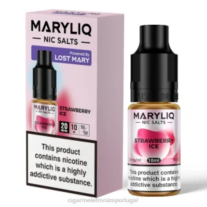 cigarro eletrônico RB64457 gelo de morango LOST MARY MARYLIQ sais de sódio – 10ml – 20mg