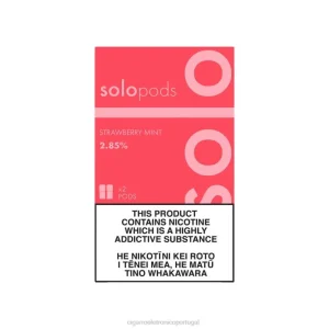 Cigarro Eletrônico – Solo cápsula de reposição pacote com 2 hortelã morango X8RN860