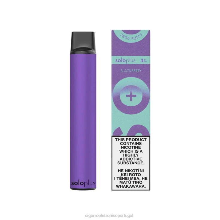 Cigarro Eletrônico – Solo Plus coleção paraíso vape descartável amora X8RN838