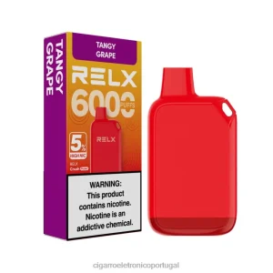 Cigarro Eletrônico – uva picante RELX Crush Pocket 6000 5% de alta frequência NL26827