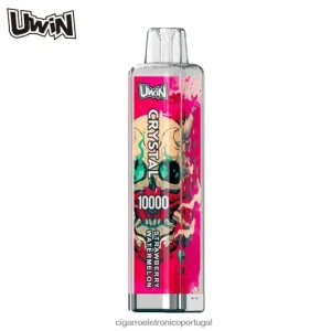 Cigarro Eletrônico – UWIN CRYSTAL 10.000 vapores descartáveis melancia morango FR2FJJ368