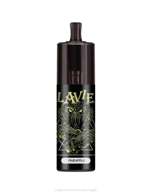 Cigarro Eletrônico Vape – abacaxi LAVIE COLOUR BAR Controle de fluxo de ar de 10.000 baforadas DDN0336