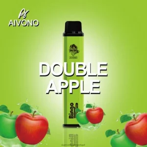 Cigarro Eletrônico Vape – Aivono AIM BINGO 4000 maçã dupla FR2FJJ138