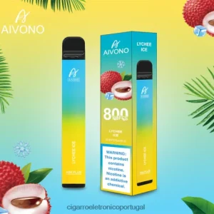 Cigarro Eletrônico Vape – Aivono AIM PLUS 800 gelo de lichia FR2FJJ182