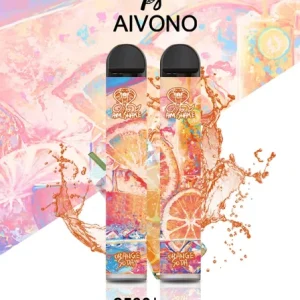 Cigarro Eletrônico Vape – Aivono AIM SNAKE 2500 refrigerante de laranja FR2FJJ314
