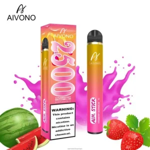 Cigarro Eletrônico Vape – Aivono AIM STICK 2500 melancia morango FR2FJJ149