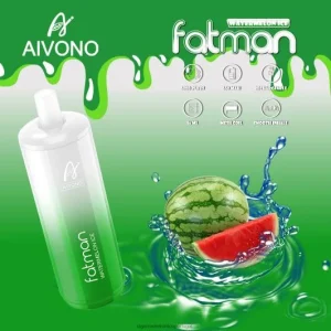 Cigarro Eletrônico Vape – Aivono FATMAN 6800 gelo de melancia FR2FJJ28