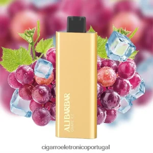 Cigarro Eletrônico Vape – Alibarbar Pandora 7000 vapores descartáveis gelo de uva 4H6N0256