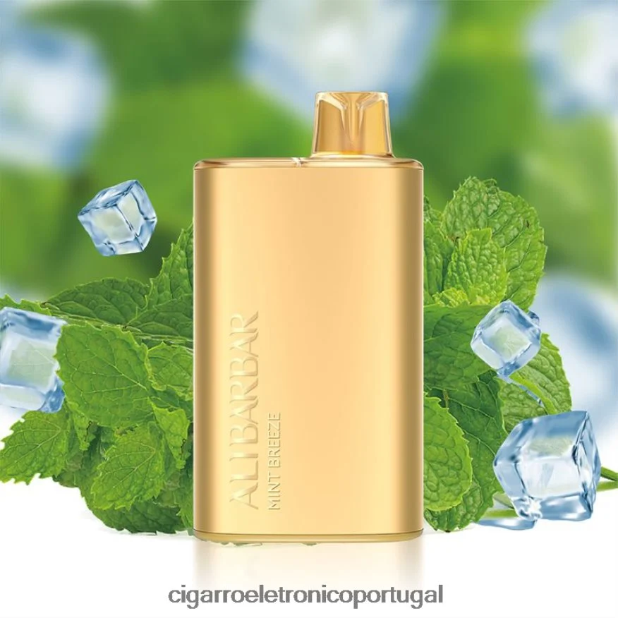 Cigarro Eletrônico Vape – Alibarbar Rich 8.000 vapores descartáveis brisa de menta 4H6N028