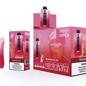 Cigarro Eletrônico Vape – Bang Beach Vape de tela inteligente de 20.000 sopros gelo de morango 8T606