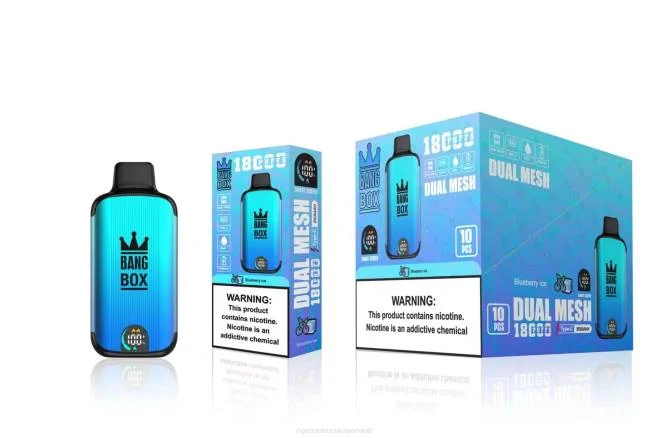 Cigarro Eletrônico Vape – Bang Box 18.000 baforadas gelo de mirtilo 8T6090