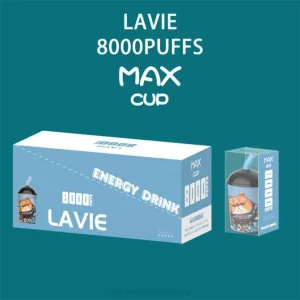 Cigarro Eletrônico Vape – bebida energética LAVIE Max Cup 8.000 baforadas DDN0259
