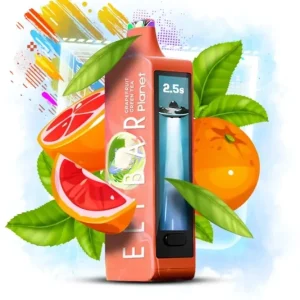 Cigarro Eletrônico Vape – chá verde de toranja Elf Bar Planet 25.000 R880817