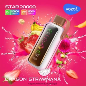Cigarro Eletrônico Vape – dragão palhanana VOZOL STAR 20.000 LD2Z828