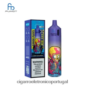 Cigarro Eletrônico Vape – Fumot Tornado 30k música framboesa azeda de mirtilo TX2F6B6