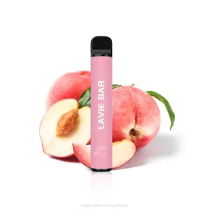 Cigarro Eletrônico Vape – gelo de pêssego LAVIE BAR Versão 2% 800 baforadas DDN0325