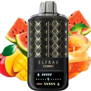 Cigarro Eletrônico Vape – manga pêssego e melancia Elf Bar Combo 25.000 R88086