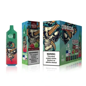 cigarro eletrônico vape RB64118 framboesa, maçã azeda Bang Box 12.000 baforadas