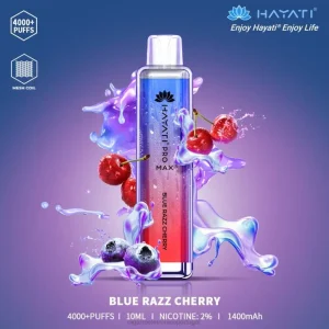 cigarro eletrônico vape RB64148 cereja razz azul Hayati Pro Max 4000