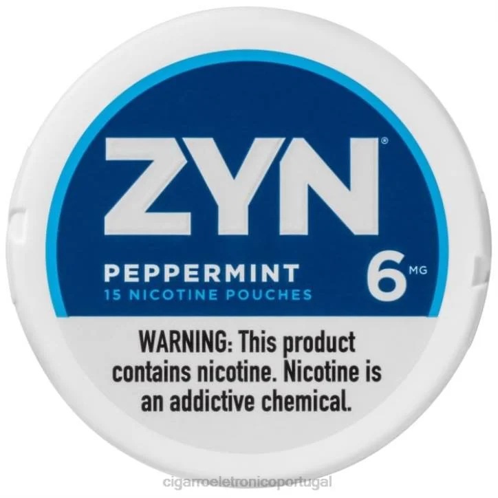 cigarro eletrônico vape RB6418 hortelã-pimenta ZYN bolsa de nicotina 6mg