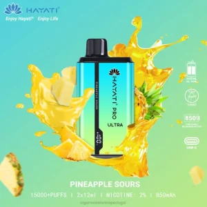 cigarro eletrônico vape RB64228 abacaxi azedo Hayati Pro Ultra