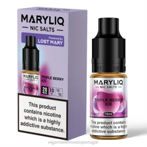 cigarro eletrônico vape RB64458 gelo de baga tripla LOST MARY MARYLIQ sais de sódio – 10ml – 20mg