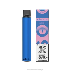 Cigarro Eletrônico Vape – Solo Plus coleção paraíso vape descartável framboesa mirtilo X8RN839