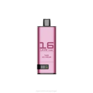 Cigarro Eletrônico Vape – sorvete de taro LAVIE Cube 20.000 baforadas DDN050