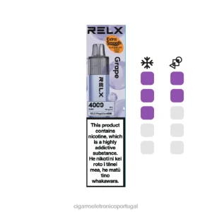 Cigarro Eletrônico Vape – uva RELX MagicGo 4000 vapores descartáveis NL2686