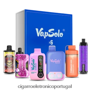 Cigarro Eletrônico – Vapsolo conjunto de caixa surpresa sabores aleatórios 4H6N02119
