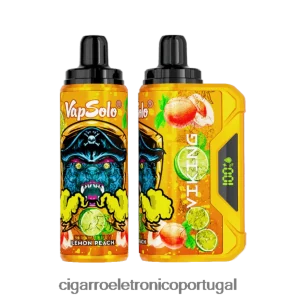 Cigarro Eletrônico – Vapsolo VIKING vaporizador descartável pêssego limão 4H6N02135