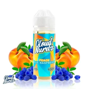 Cloud Nurdz - Peach Blue Raspberry 100ml Shortfill