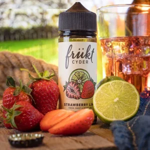 Frukt Cyder - Strawberry Lime 100ml Shortfill
