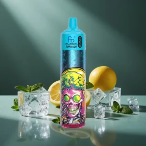 Fumot RandM Tornado 30000 Puffs 30mL 5% Menta Gelo LED 600mAh Recarregável