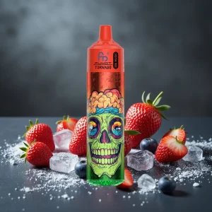 Fumot RandM Tornado 30000 Puffs 30mL 5% Morango Berry Ice LED 600mAh
