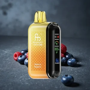 Fumot Tornado 20000 Puffs 20ml Dual Mesh Coil Bateria Recarregável Mirtilo Framboesa