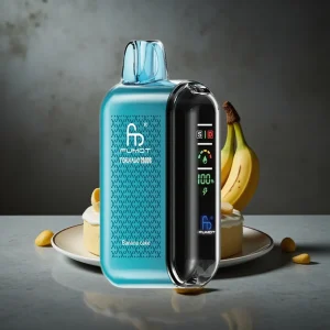 Fumot Tornado 20000 Puffs Dual Mesh Coil 20ml Bolo de Banana 850mAh Smart Display