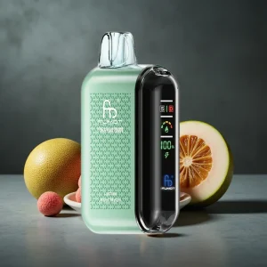 Fumot Tornado 20000 Puffs Dual Mesh Coil 20ml Lichia Melão Hami 850mAh Recarregável