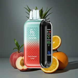 Fumot Tornado 20000 Puffs Dual Mesh Coil 20ml Pêssego Abacaxi Laranja