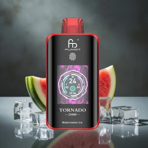 Fumot Tornado 25000 Puffs Recarregável Bateria 700mAh Tipo-C Sabor Melancia Gelo