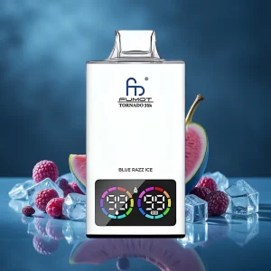 Fumot Tornado 35K 35000 Puffs Dual Mesh Coil 15ml USB-C RGB Lights Blue Razz Ice