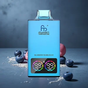 Fumot Tornado 35K Disposable Vape 35000 Puffs Dual Mesh Coil USB-C Sabor Chiclete de Mirtilo