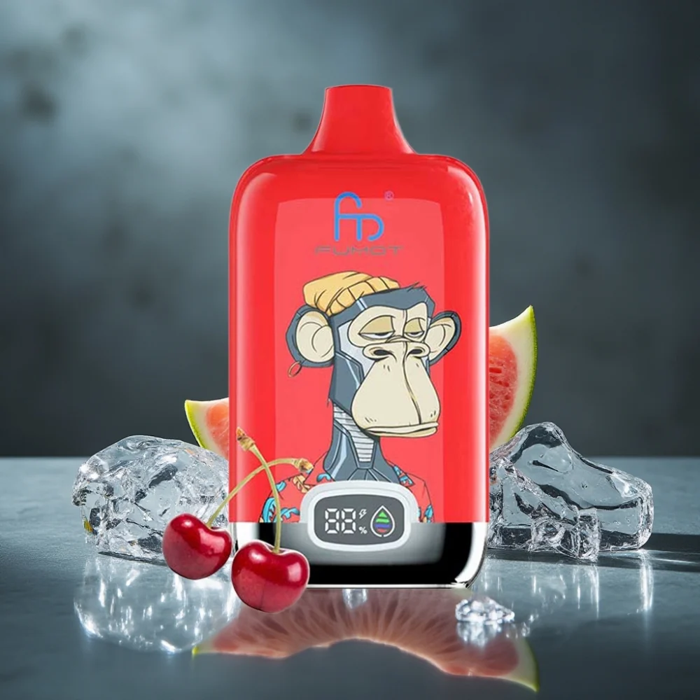 Fumot Tornado Digital Box 12000 Puffs Disposable Vape Gelado Pop 20ml Mesh Coil Type-C