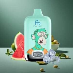 Fumot Tornado Digital Box 12000 Puffs Recarregável Tipo-C Sabor Menta Fresca 20ml