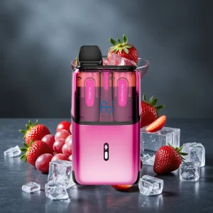 Fumot Ultra T32000 32000 Puffs 24ml Uva Gelo – Morango Gelo Carregamento Tipo-C Mesh Coil