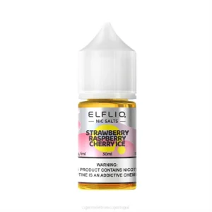 gelo de cereja de framboesa de morango ELFBAR ELFLIQ Nic Salt 30ml 0X0V32